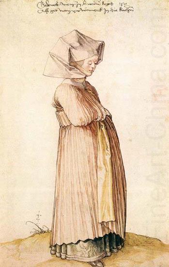 Nuremberg Woman Dressed for Church, Albrecht Durer